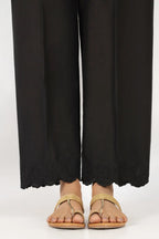 Saya | Trousers | Embroidered Cotton Pant - 100% Original Brand Product