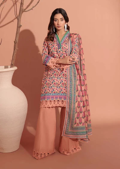 Bonanza Satrangi Sierra 3 Piece Unstitched Lawn Suit | WSS25P3117 - 100% Original Brand Product Hover Image