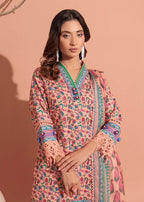Bonanza Satrangi Sierra 3 Piece Unstitched Lawn Suit | WSS25P3117 - 100% Original Brand Product