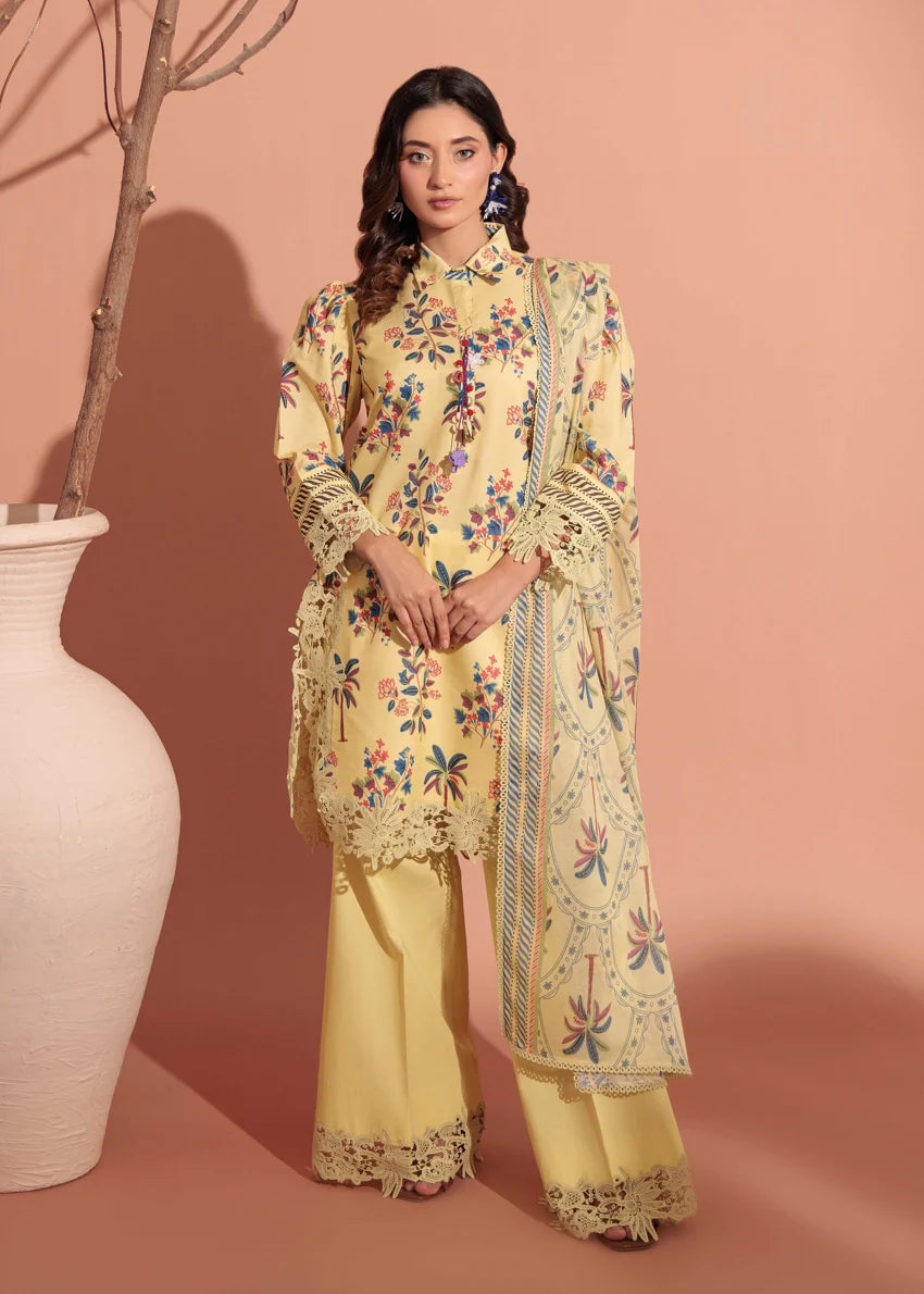 Bonanza | 3 Piece Unstitched Suit | Sundress - 100% Original Brand Product