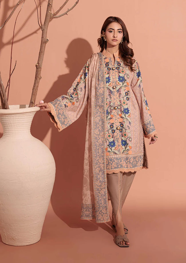 Bonanza Satrangi Sirocco 3 Piece Unstitched Lawn Suit | WSS25P3119 - 100% Original Brand Product Hover Image