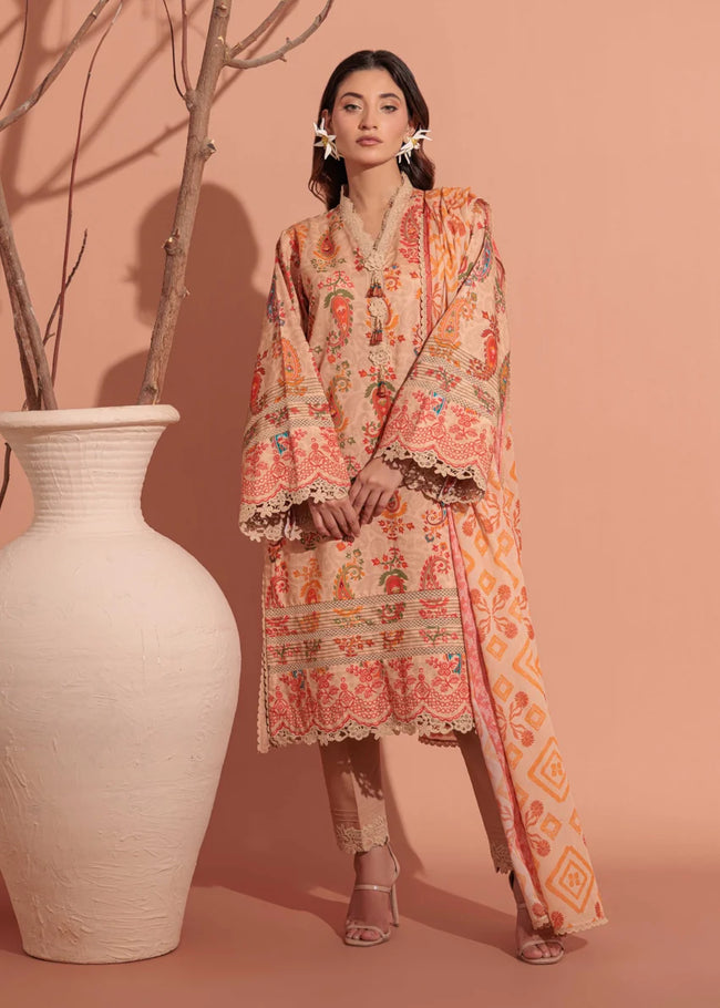 Bonanza Satrangi | 3 Piece Unstitched Suit | Frosted - 100% Original Brand Product Hover Image