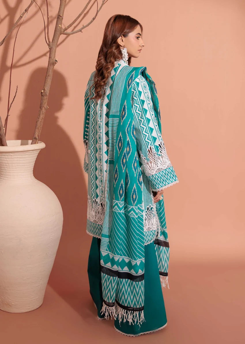 Bonanza Satrangi | 3-Piece Unstitched Suit | Alpine - 100% Original Brand Product