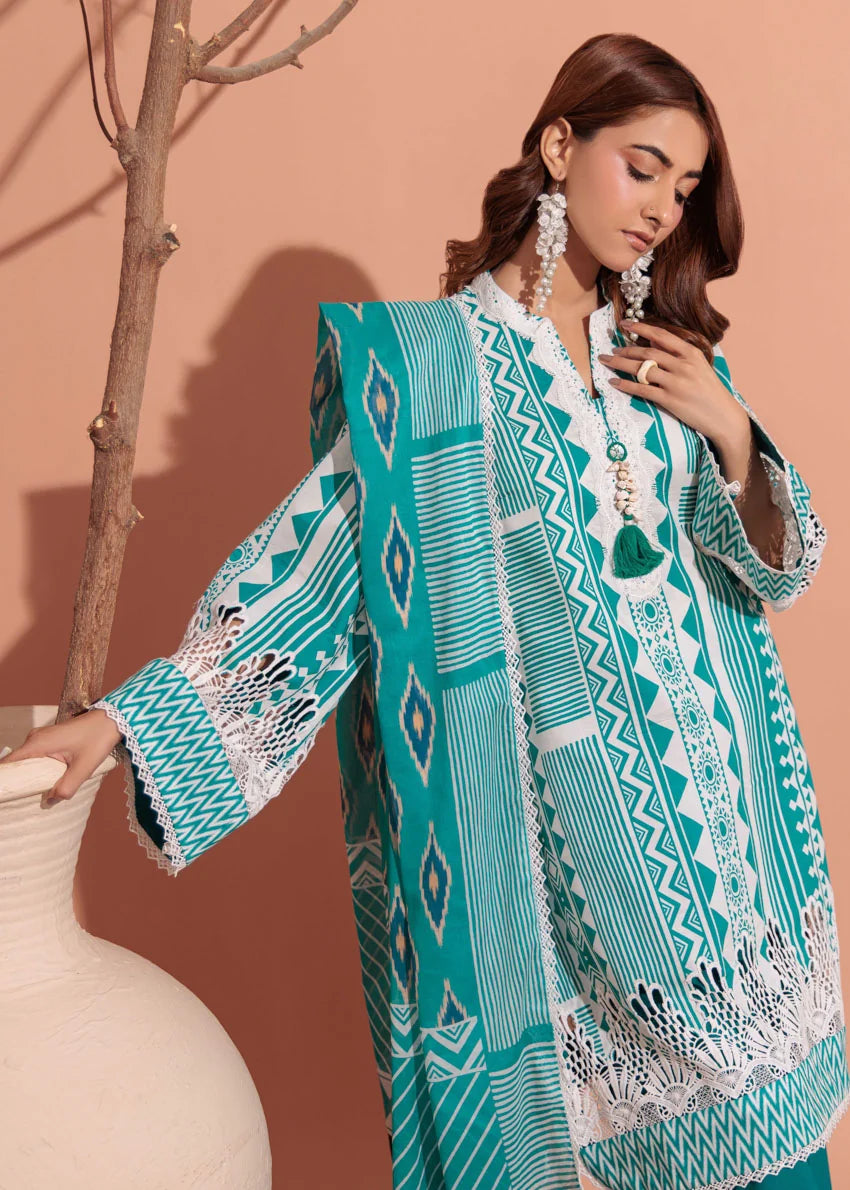 Bonanza Satrangi | 3-Piece Unstitched Suit | Alpine - 100% Original Brand Product