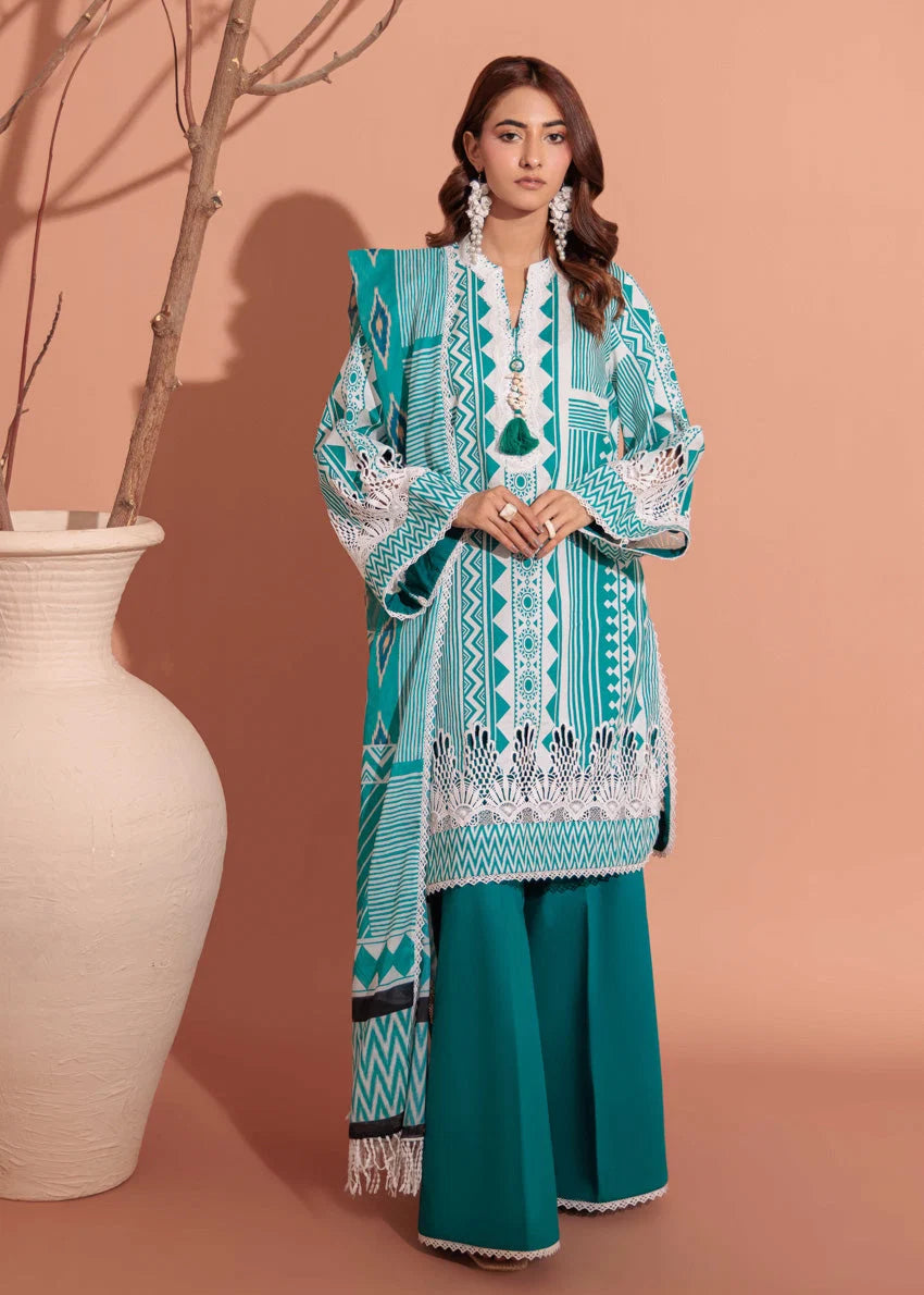 Bonanza Satrangi | 3-Piece Unstitched Suit | Alpine - 100% Original Brand Product
