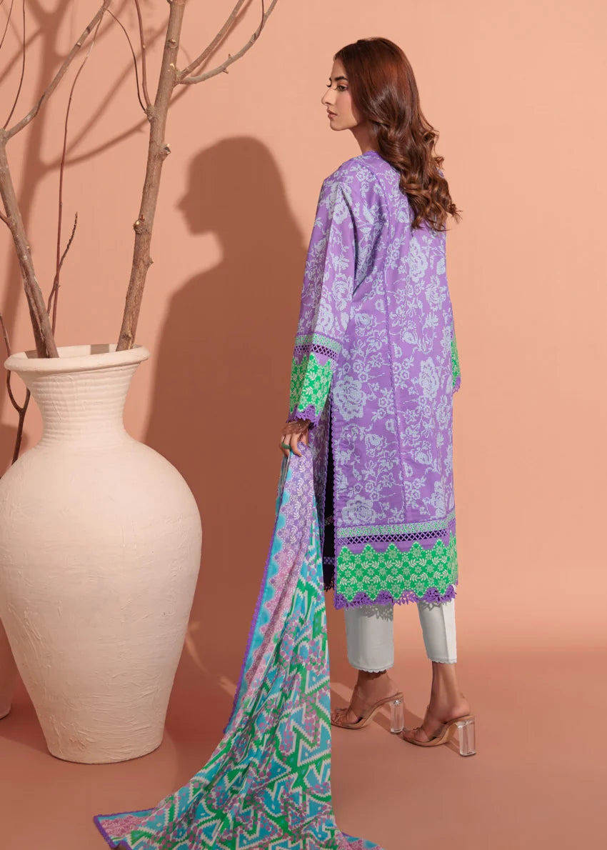 Bonanza | 3 Piece Unstitched Suit | Aster - 100% Original Brand Product