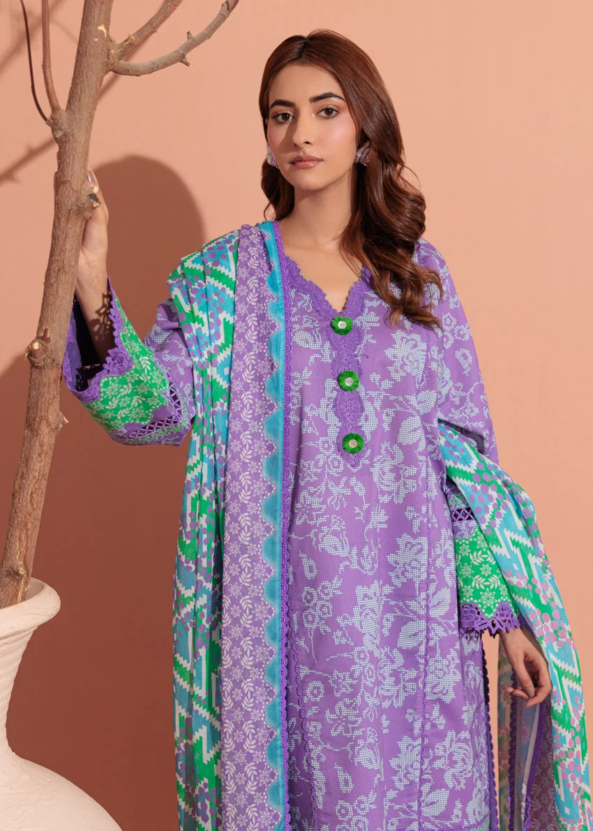Bonanza | 3 Piece Unstitched Suit | Aster - 100% Original Brand Product