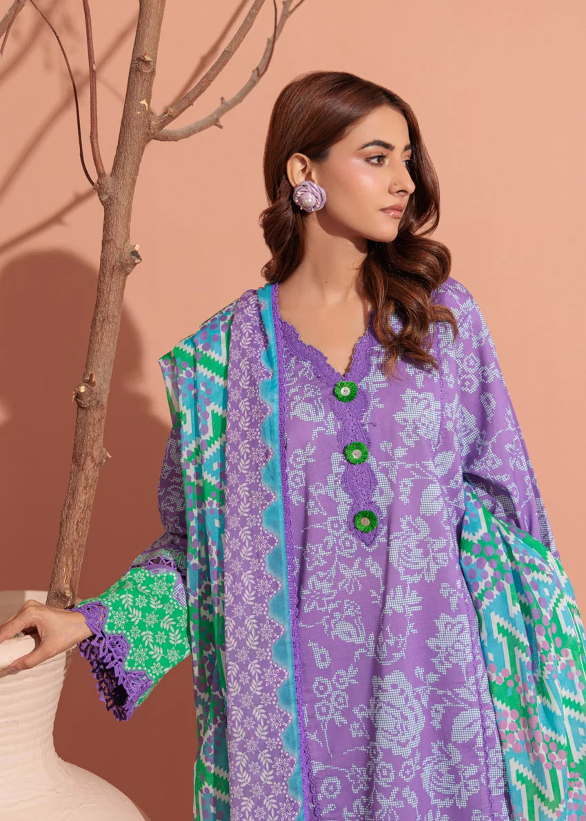 Bonanza | 3 Piece Unstitched Suit | Aster - 100% Original Brand Product