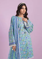 Bonanza Satrangi Eupic 3 Piece Unstitched Lawn Suit | WU3PPBS25LIUN12 - 100% Original Brand Product