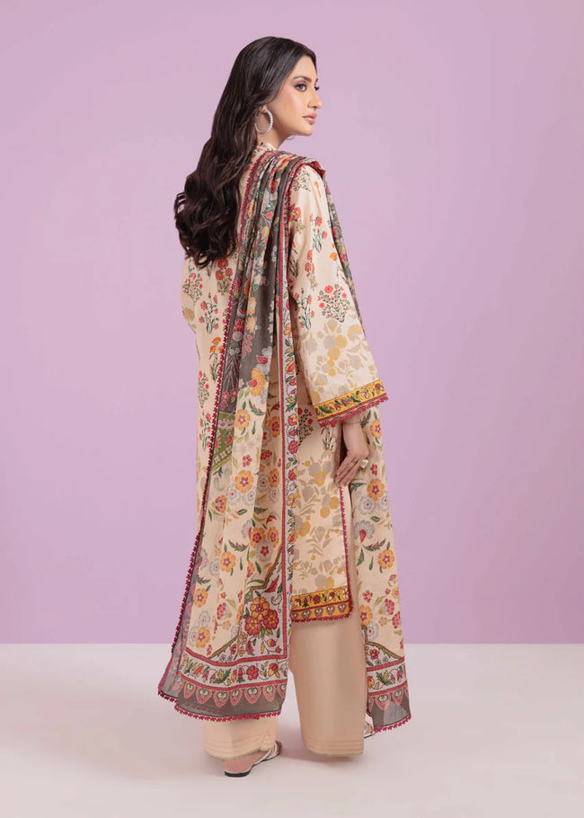 Bonanza Satrangi Whimsical 3 Piece Unstitched Lawn Suit Main Image