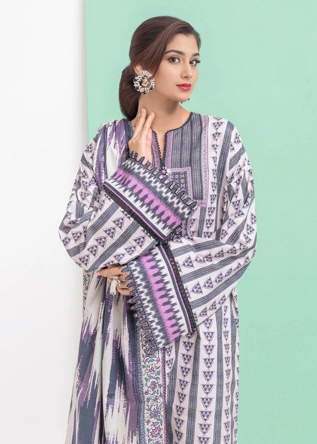 Bonanza Satrangi Sienna 3 Piece Unstitched Cotton Viscose Suit | WU3PPBW25SO9O4 - 100% Original Brand Product Main Image