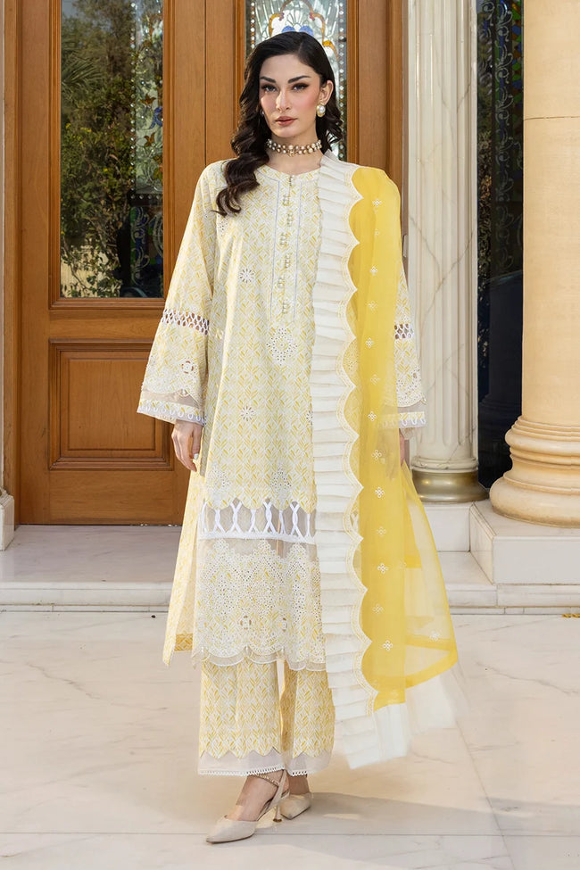 Zellbury | 3 Piece Unstitched Suit | WUC25E34005 - 100% Original Brand Product Hover Image
