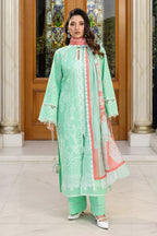ZellBury | Cambric 3-Piece Unstitched Suit | WUC25E34007 - 100% Original Brand Product