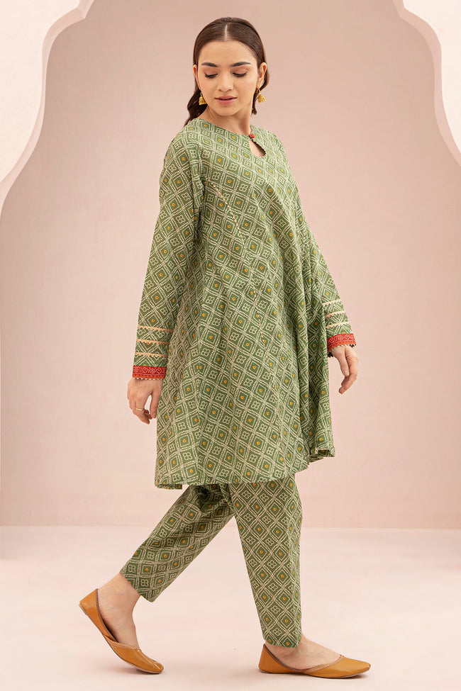 ZELLBURY | Women Unstitched | Shirt Shalwar - 0635 - 100% Original Brand Product Hover Image