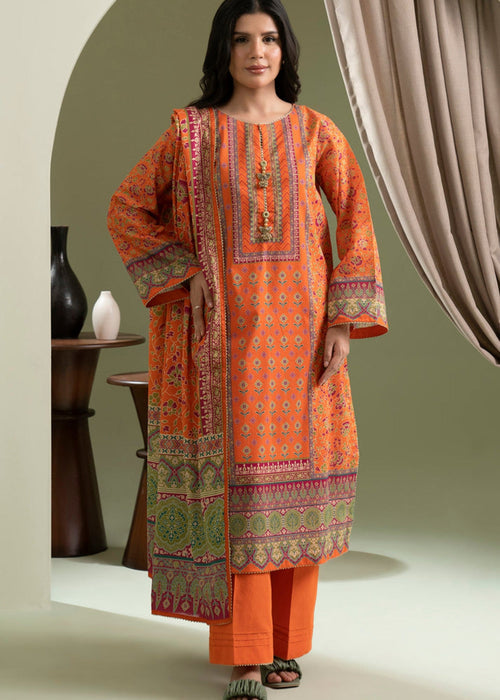 Zellbury | Women Unstitched | Zellbury Spring Summer Lawn Printed 3Pc Suit WUS25X30445 - 100% Original Brand Product