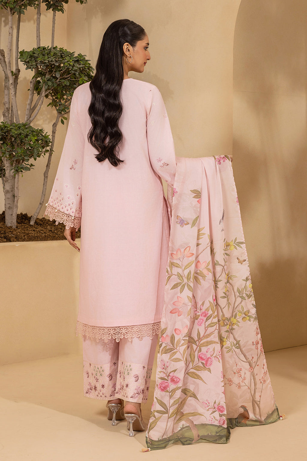 Zellbury | 3pc Unstitched Suit | WUS26E30458 - 100% Original Brand Product