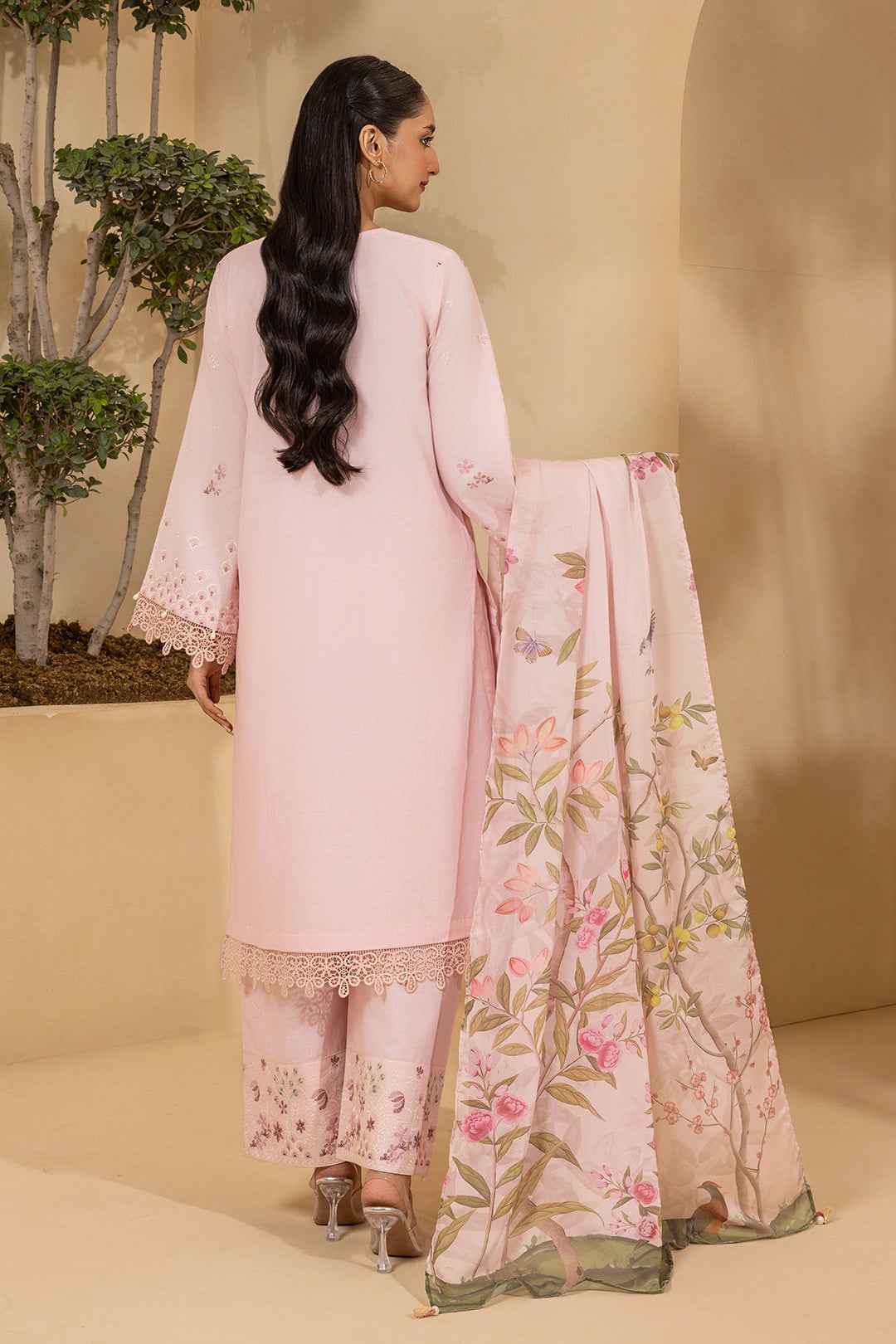Zellbury | 3pc Unstitched Suit | WUS26E30458 - 100% Original Brand Product