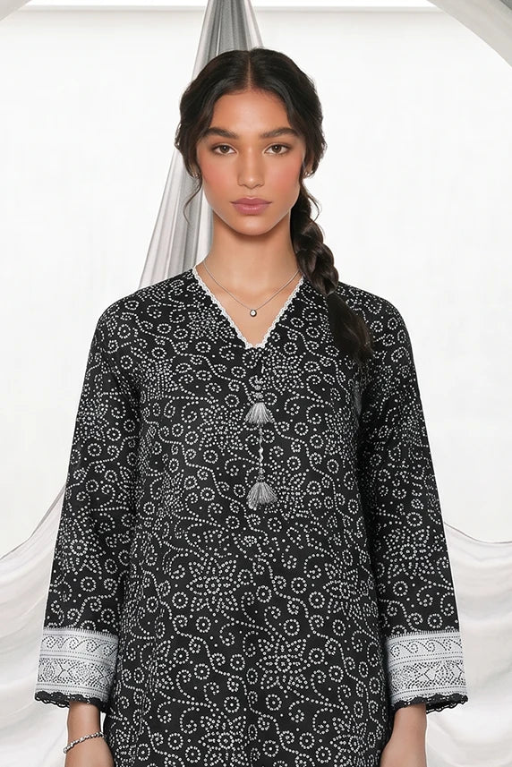 ZELLBURY | Women Unstitched 2Pc | 2pc-Monochrome (WUS26X20927) - 100% Original Brand Product Main Image