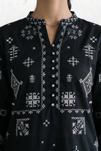 Zellbury Monochrome Printed Lawn Unstitched 3Pc Suit WUS26X30957 - 100% Original Brand Product