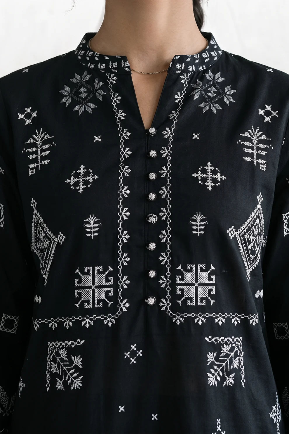 Zellbury Monochrome Printed Lawn Unstitched 3Pc Suit WUS26X30957 - 100% Original Brand Product