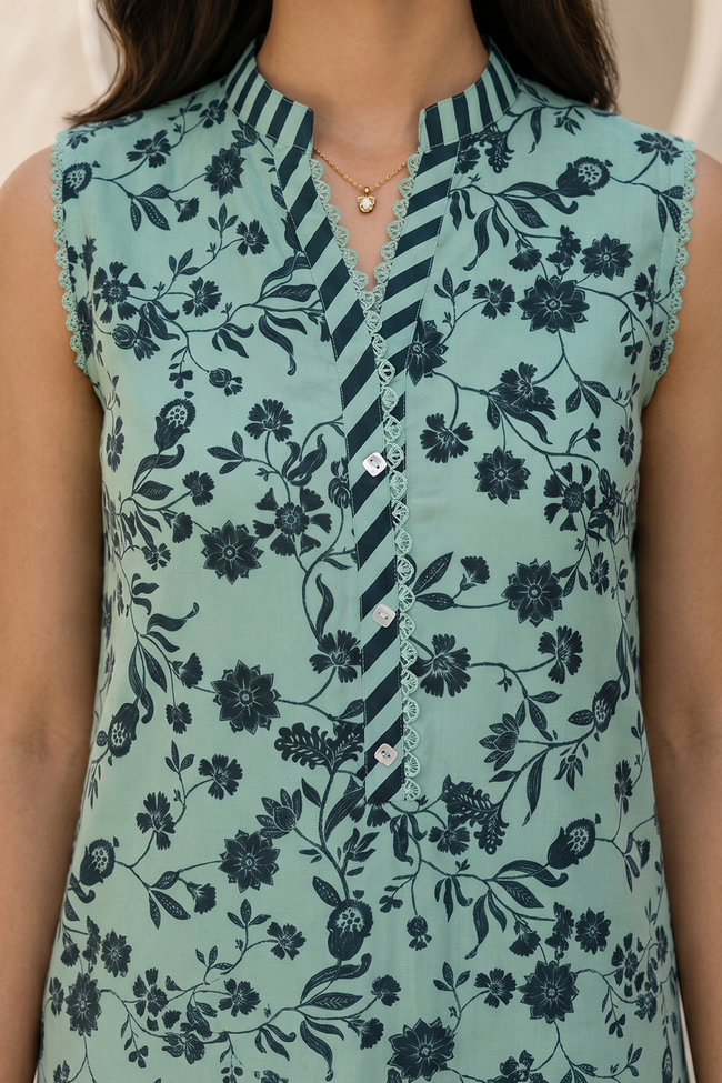 ZELLBURY | Unstitched Lawn - WUS26X38048 | 3Pc-Printed Lawn - 100% Original Brand Product Main Image