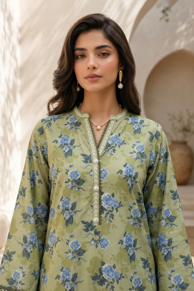 ZELLBURY | Unstitched Lawn - WUS26X38050 | 3Pc-Printed Lawn - 100% Original Brand Product Hover Image