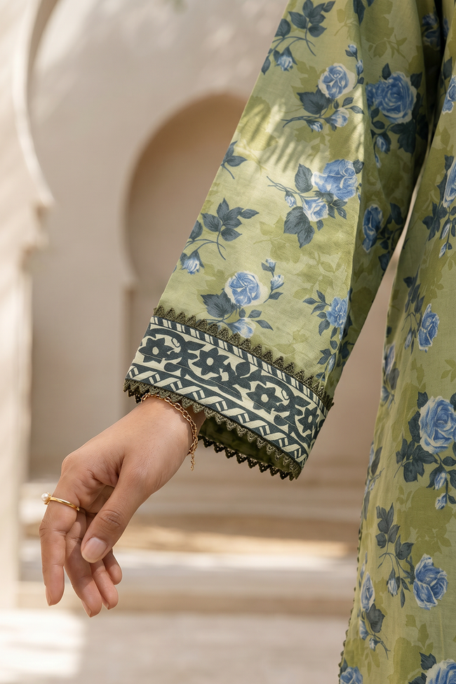 ZELLBURY | Unstitched Lawn - WUS26X38050 | 3Pc-Printed Lawn - 100% Original Brand Product Main Image