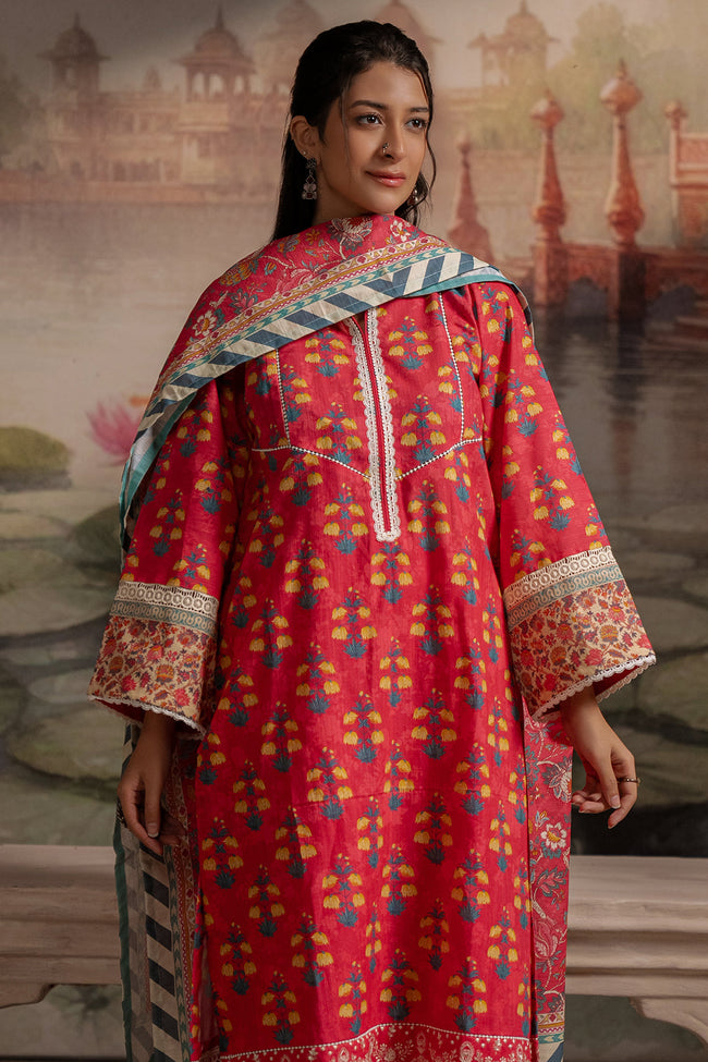 Zellbury | Women Unstitched | Zellbury Winter Unstitched 2Pc Suit WUW24E20437 - 100% Original Brand Product Main Image