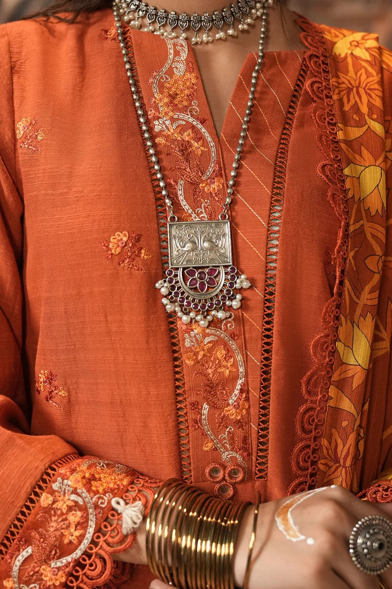 Zellbury | Winter Vol-04 Embroidered Khaddar WUW24E30483 - 100% Original Brand Product