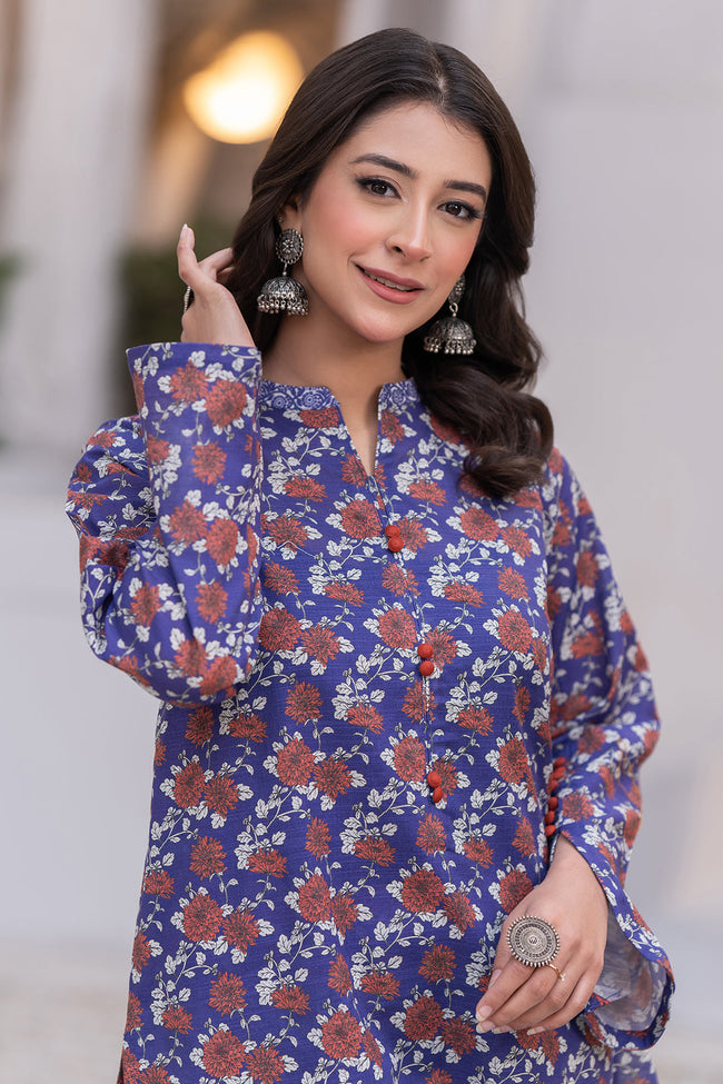 Zellbury | Women Unstitched | Zellbury Winter Unstitched 2Pc Suit WUW24X20503 - 100% Original Brand Product Hover Image