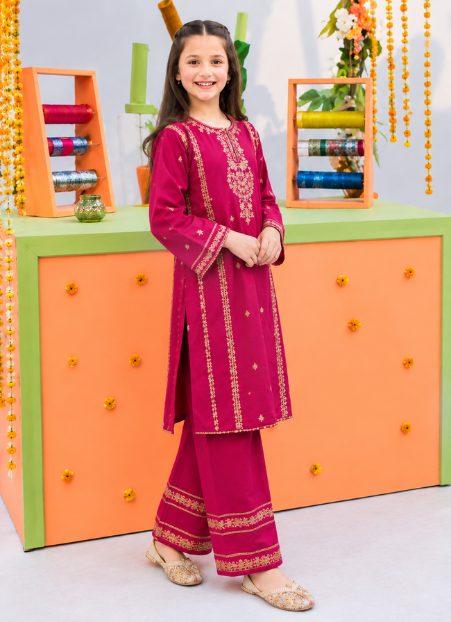Garnet | Kids Frock & Trouser | Crimson - 100% Original Brand Product Main Image