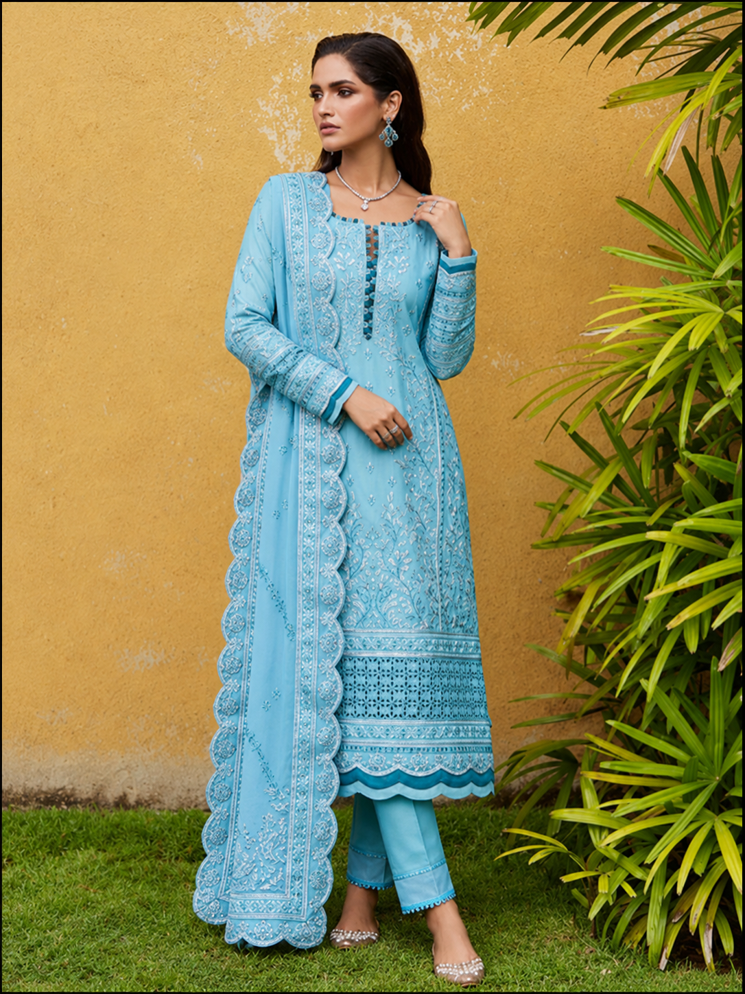 Gulaal | Luxury Lawn | Dhalia - 100% Original Brand Product