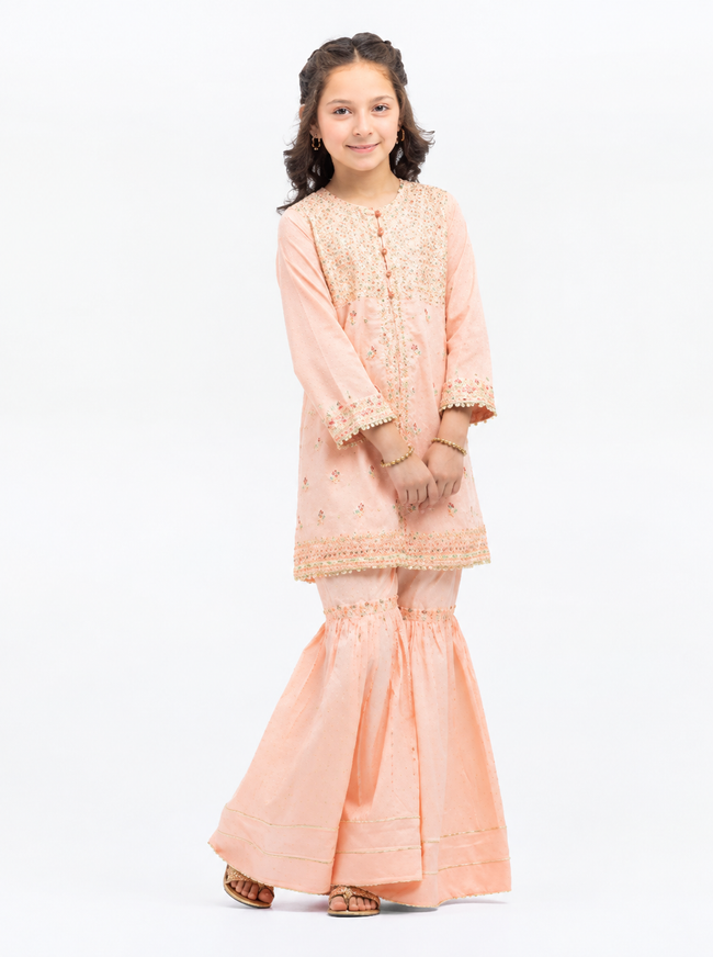 edenrobe | Kidswear | Peach Kids Outfit - 100% Original Brand Product Main Image