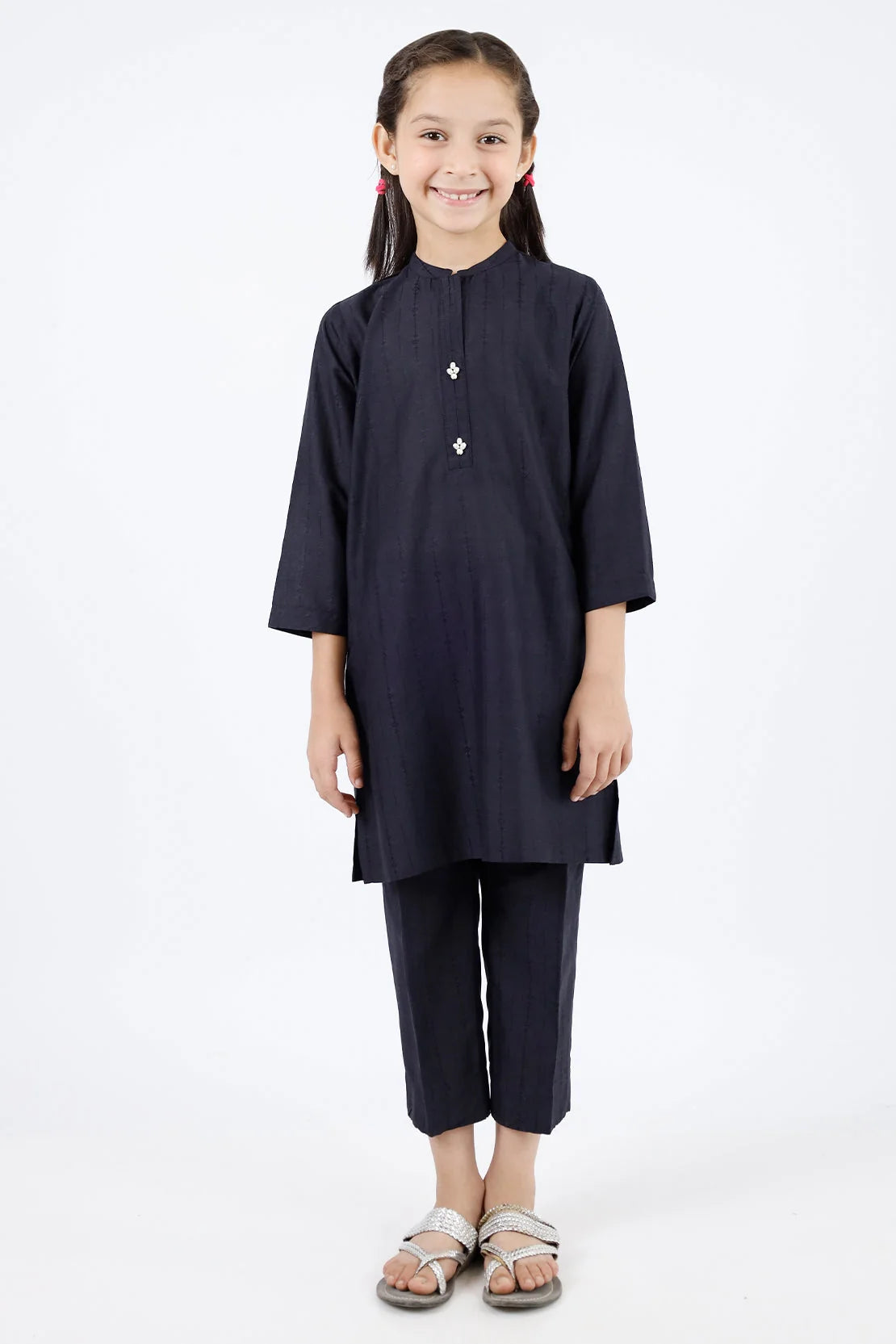 Cotton Jacquard Stitched 2 Piece (Shirt/Trouser) - 100% Original Brand Product